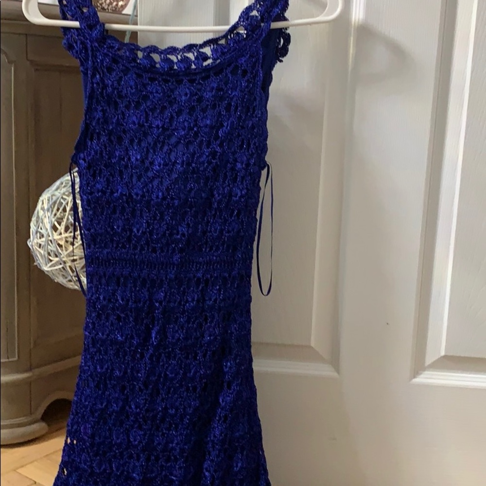 Blue dress